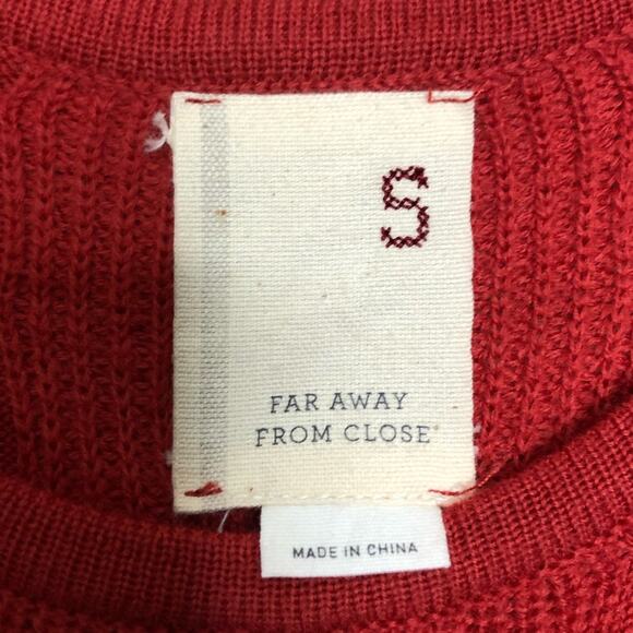 Anthropologie Far Away From Close Knit Flared & Cabled Sweater Dress - Picture 4 of 8